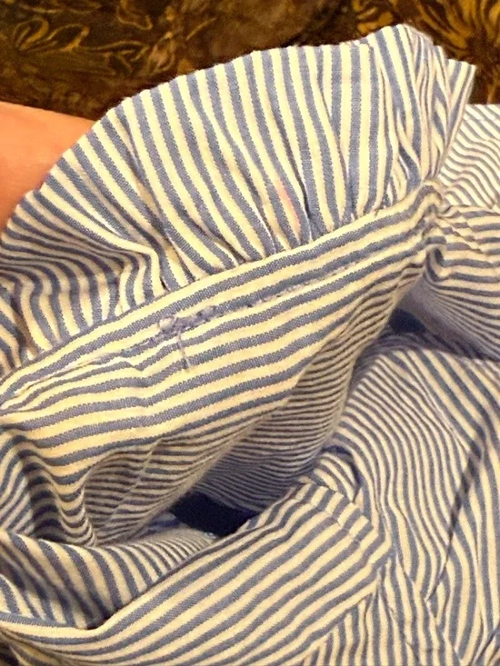 Umgee Blue and White Striped Mini Dress - Picture 11 of 11